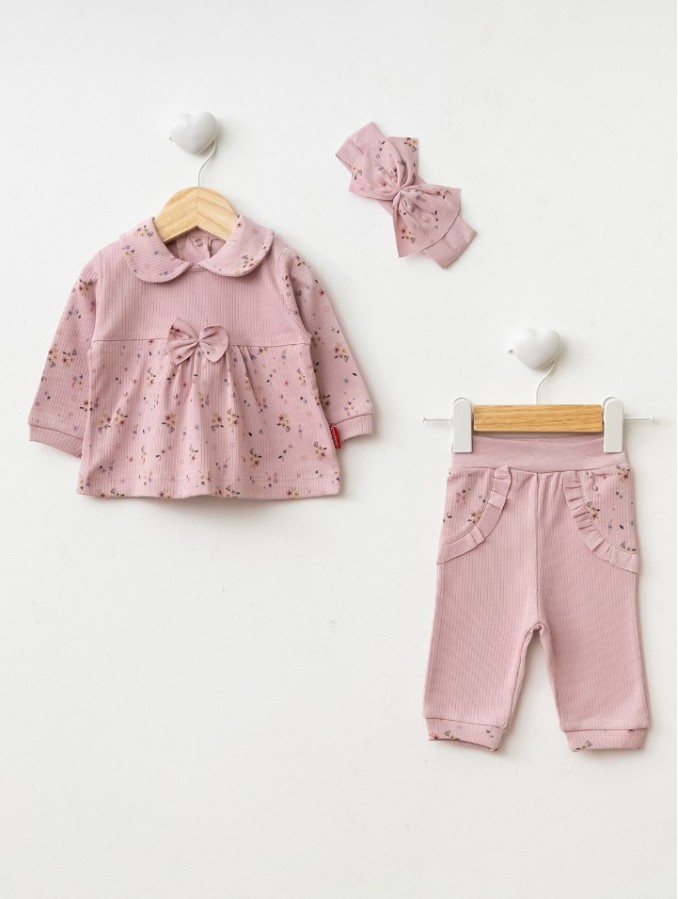 COCOPOCO RAPORLU ÇİÇEK BASKILI 2'Lİ TAKIM COCOPOCO RAPORLU ÇİÇEK BASKILI 2'Lİ TAKIM