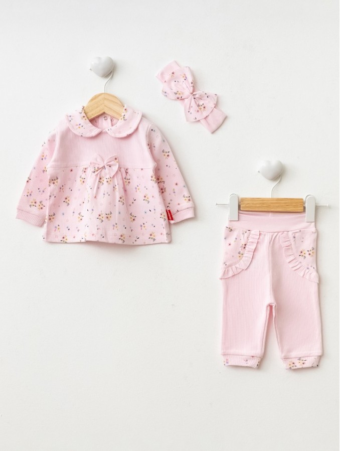 COCOPOCO RAPORLU ÇİÇEK BASKILI 2'Lİ TAKIM COCOPOCO RAPORLU ÇİÇEK BASKILI 2'Lİ TAKIM