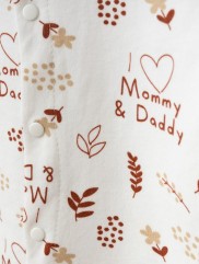 COCOPOCO MOMMY & DADDY DESENLİ PATİKSİZ TULUM